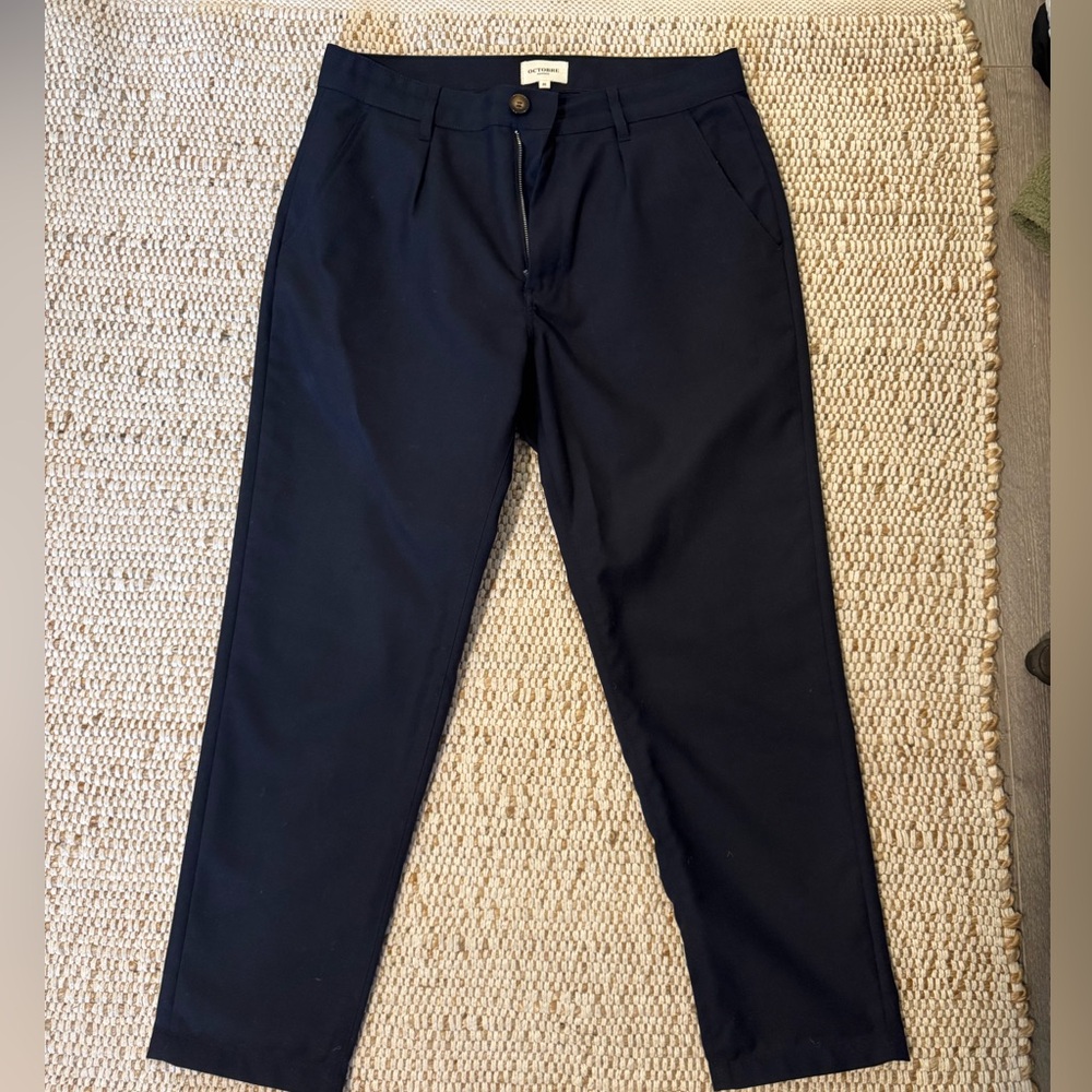 Octobre Navy Blue Dress Pants